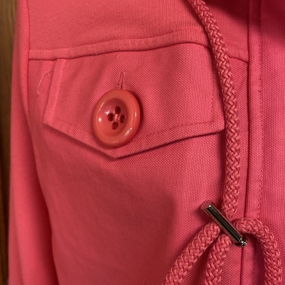 Jones New York Signature Pink Full Front Zipper Jacket Size M - Picture 4 of 14
